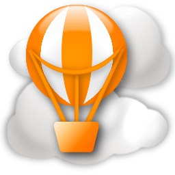 hot air balloon icon