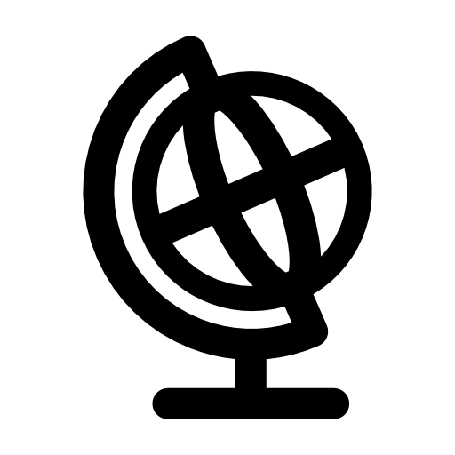 a globe icon