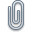 a paper clip icon