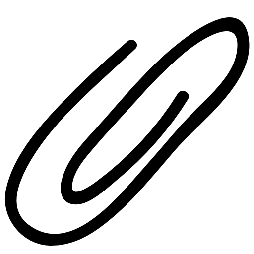 a paper clip icon