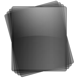 a stack of paper icon