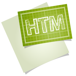 adobe htm file icon