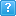 blue question mark icon