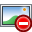 cancel landscape picture icon