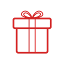christmas gift box icon