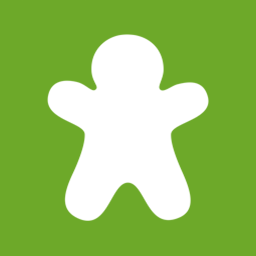 christmas gingerbread man icon