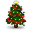 christmas tree lit icon