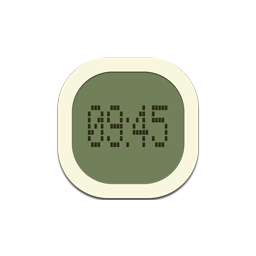 clock digital icon