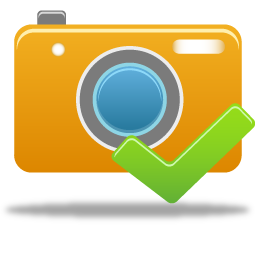 confirm camera icon