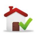 confirm home icon