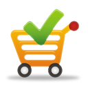 confirm shopping cart icon