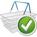 confirm your shopping basket icon
