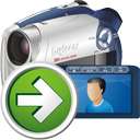 connecting a digital camera device icons