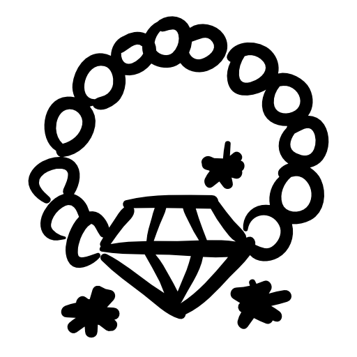 diamond necklace icon