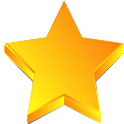 favorites yellow star icon