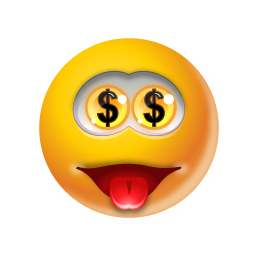 greedy emoticon