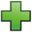 green plus sign icon