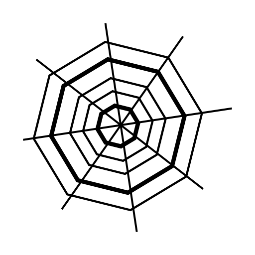 halloween spider web icons