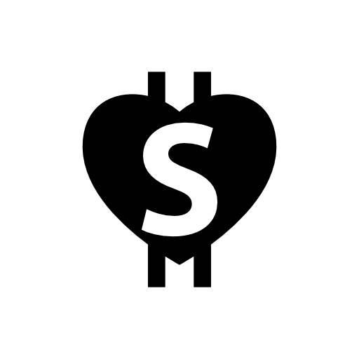 heart shaped dollar sign icons