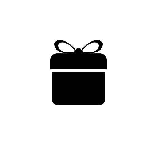 holiday gift wrap icon