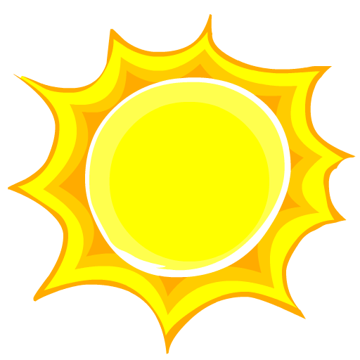 hot sun icon