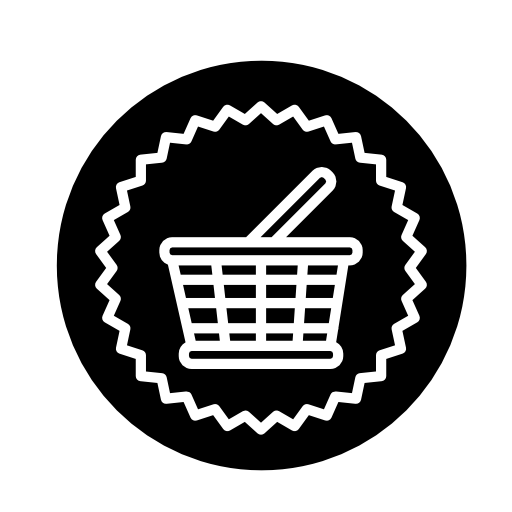 identifies shopping basket icon