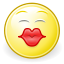 kiss emoticon