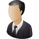 male business user icon