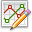 modify broken line graph icon