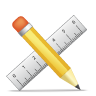 pencil ruler icon