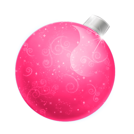 red christmas ball icon