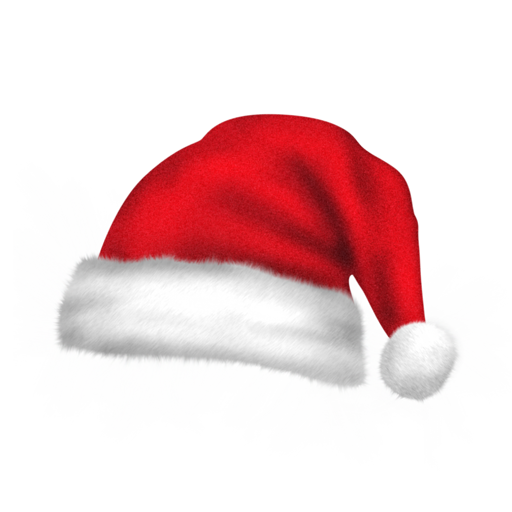 red christmas hat icon