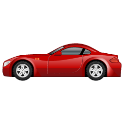 red sports car icon