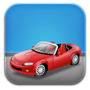 red sports car icon