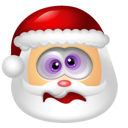 santa head emoticon