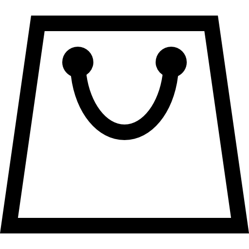 shopping bag sign icon