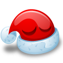 sleeping christmas emoticons