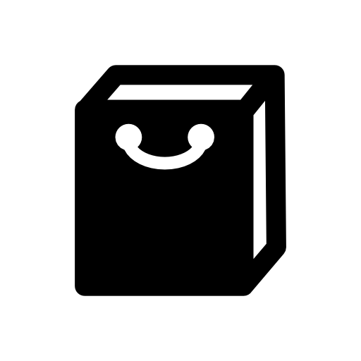 square shopping bag icon