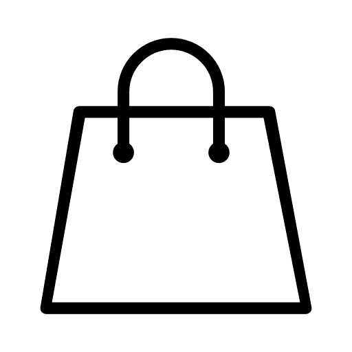 supermarket shopping bag icon