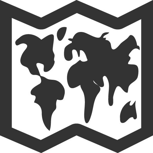 world map icon