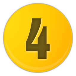 yellow number 4 icon